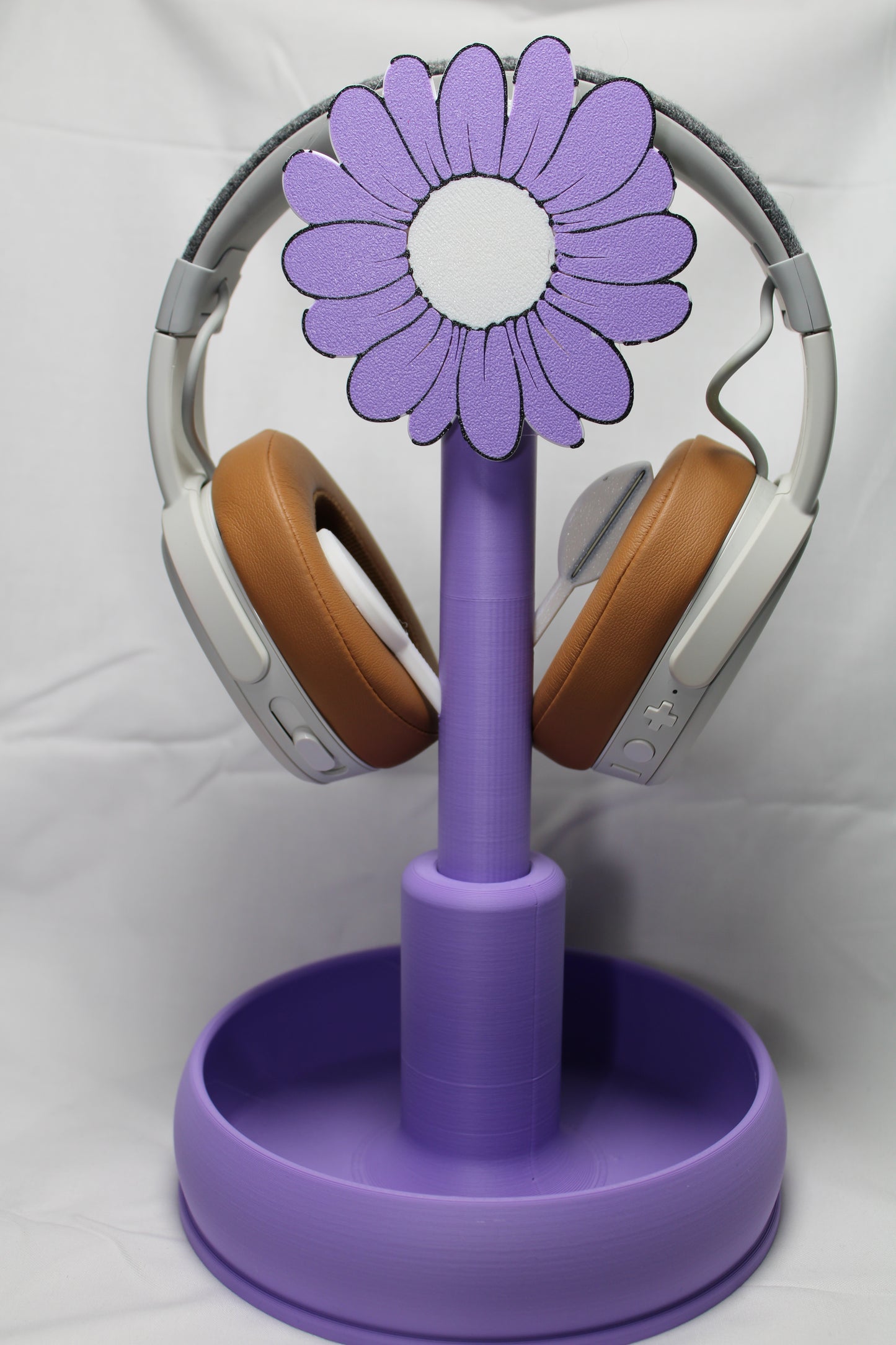 flower 3D printed headphone stand