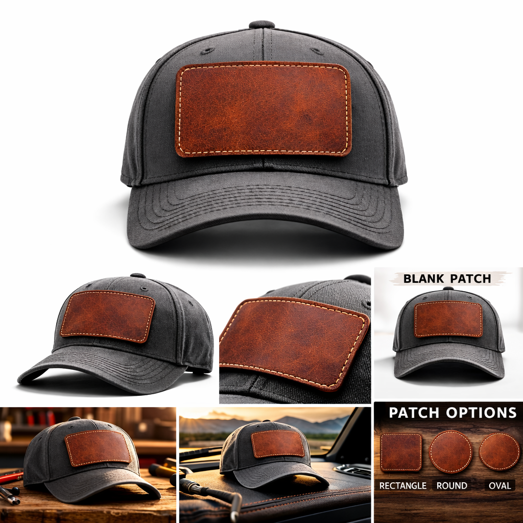 Leather laser engraved