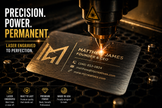 Premium Custom Metal Business Cards