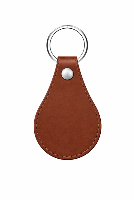 Laser engraved Leather key fob (custom)