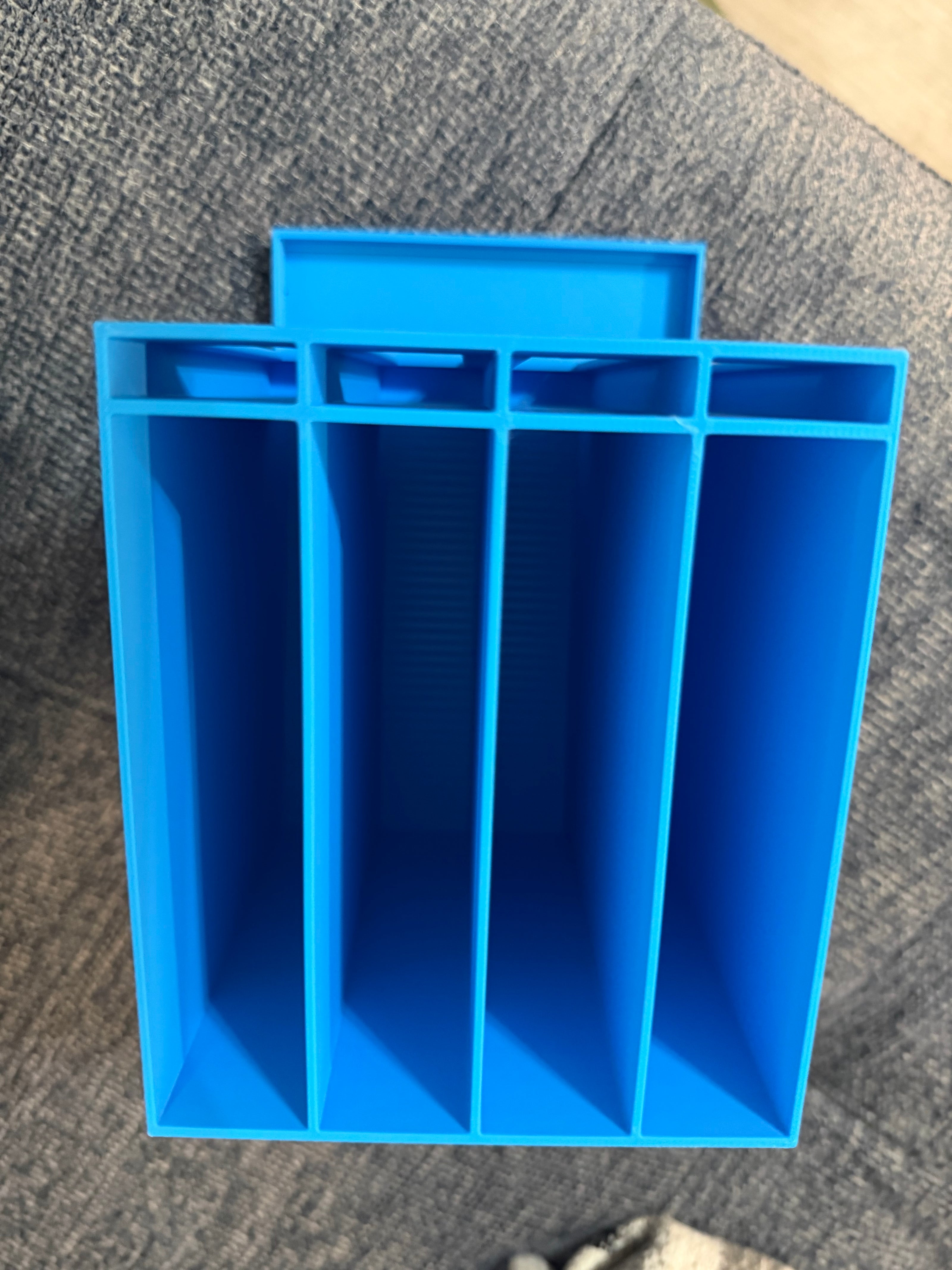 4-Row Drink Mix Packet Organizer Dispenser – Water Flavor Stick Holder