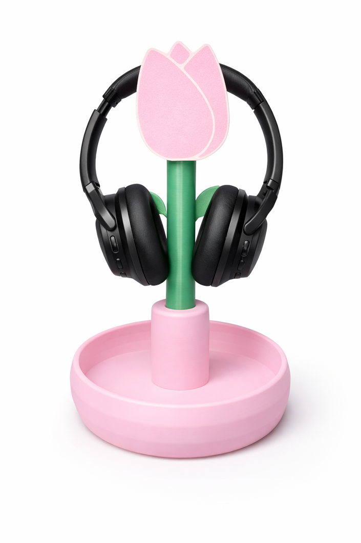 Tulip headphone stand