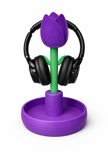 Tulip headphone stand