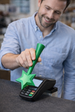 Tap to pay magic wand