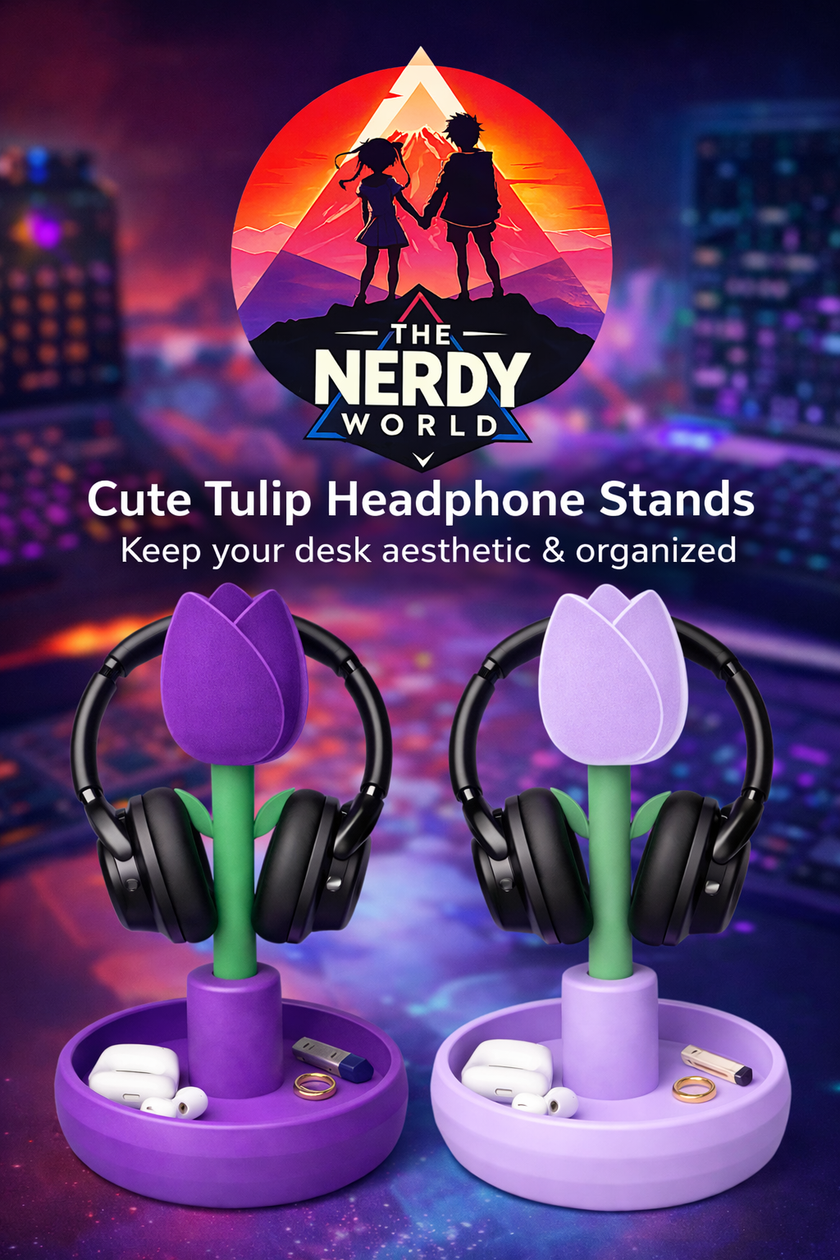 Tulip headphone stand
