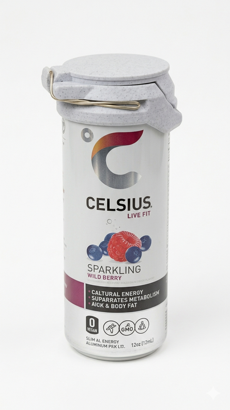 Skinny can lid cover (sipsafe)