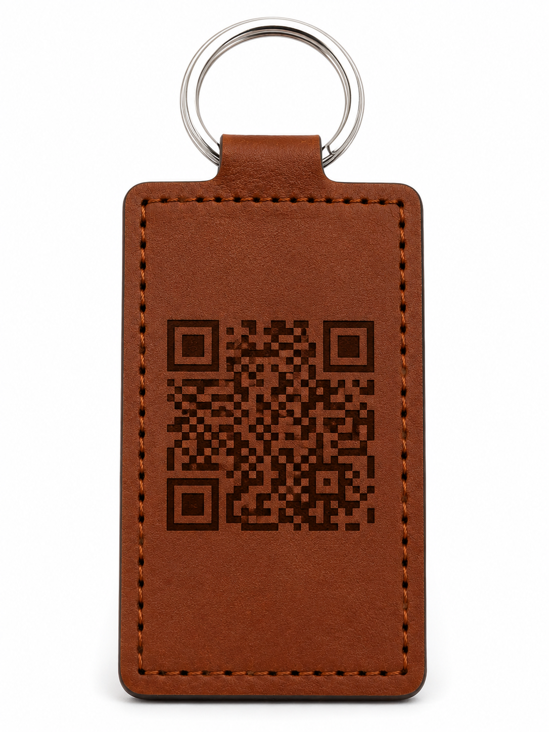 Leather keychain