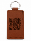 Leather keychain