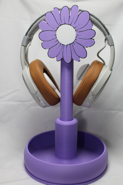 flower 3D printed headphone stand