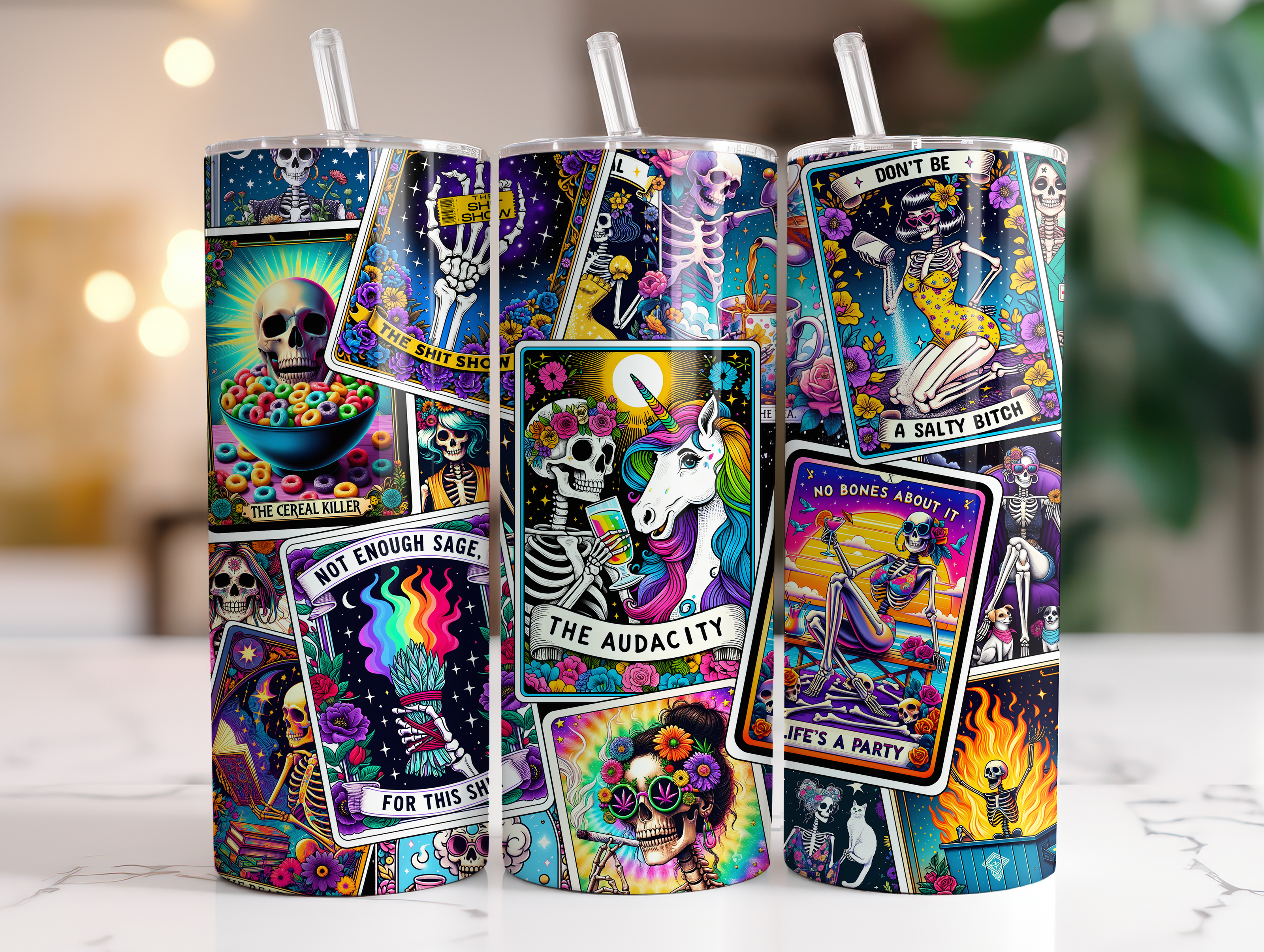 COOL SKULL TUMBLER