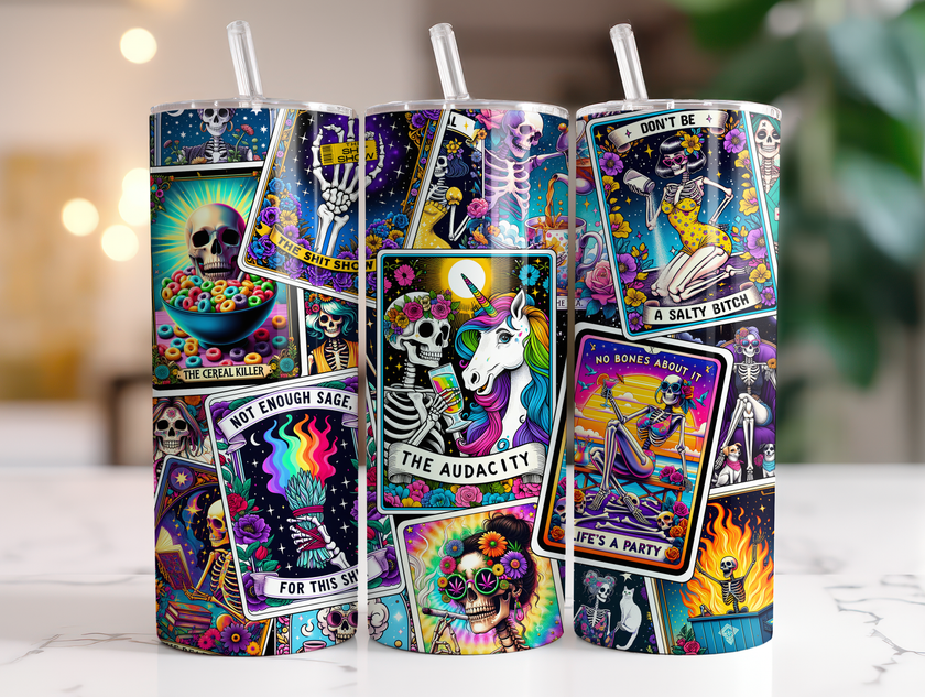 COOL SKULL TUMBLER