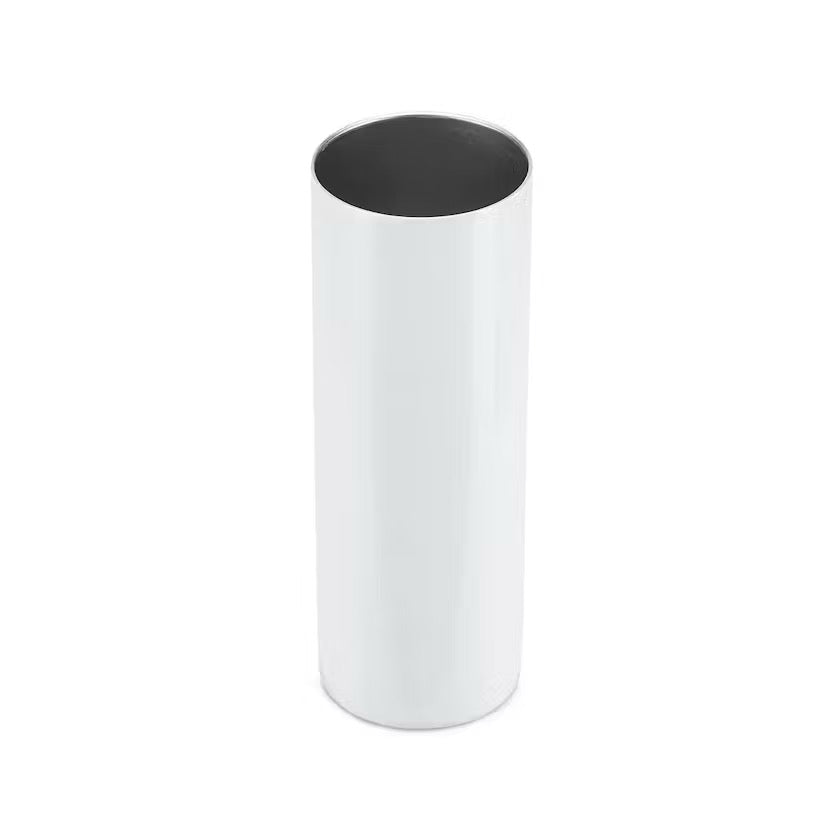 Custom 20oz Skinny Tumbler – Personalized Name, Logo or Photo Cup with Lid & Straw