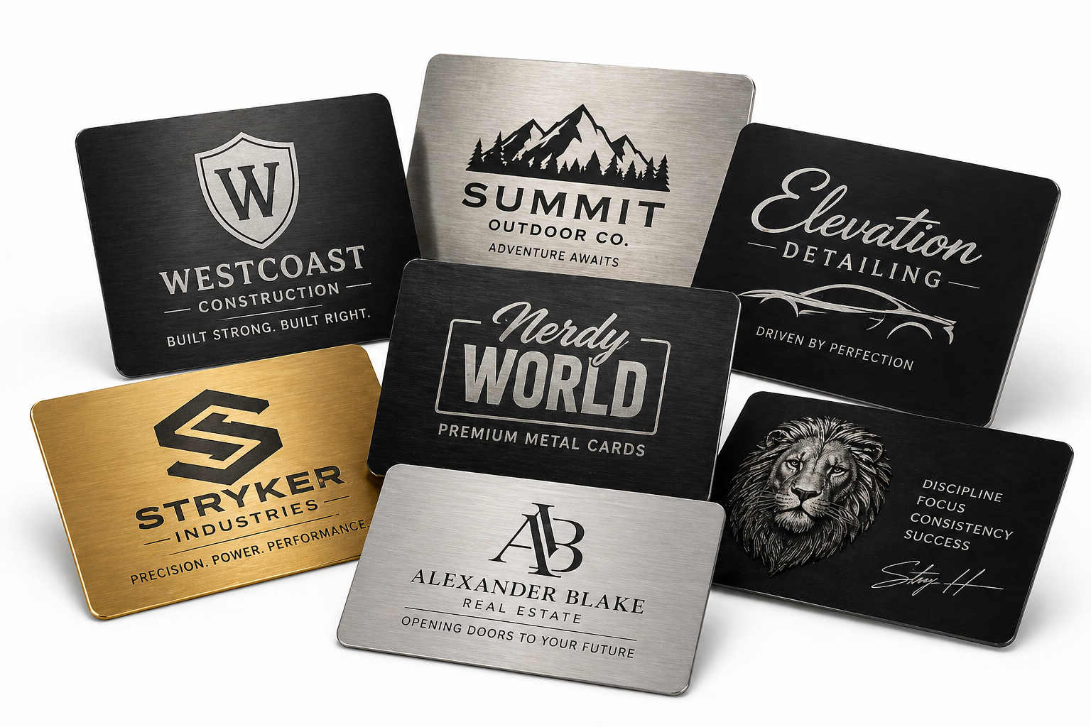 Premium Custom Metal Business Cards