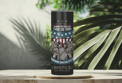 MILITARY TUMBLER/VETERAN