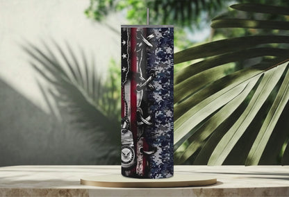 MILITARY TUMBLER/VETERAN